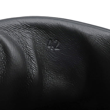 エルメス HERMES ネクスト H262891Z ブラック カーフ #42 スニーカー 新品 未使用 Hモチーフ ステッチ ローカット