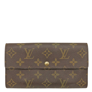 ルイヴィトン LOUIS VUITTON ポシェット ポルト モネ クレディ M61726 モノグラム モノグラムキャンバス 長財布 ゴールド金具 ポルトフォイユ サラ 二つ折り