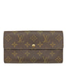 ルイヴィトン LOUIS VUITTON ポシェット ポルト モネ クレディ M61726 モノグラム モノグラムキャンバス 長財布 ゴールド金具 ポルトフォイユ サラ 二つ折り