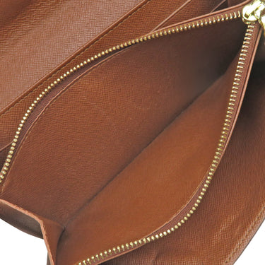 ルイヴィトン LOUIS VUITTON ポシェット ポルト モネ クレディ M61726 モノグラム モノグラムキャンバス 長財布 ゴールド金具 ポルトフォイユ サラ 二つ折り