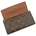ルイヴィトン LOUIS VUITTON ポシェット ポルト モネ クレディ M61726 モノグラム モノグラムキャンバス 長財布 ゴールド金具 ポルトフォイユ サラ 二つ折り