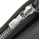 ルイヴィトン LOUIS VUITTON ポルトフォイユ ブラザ M32654 ブラック タイガ 長財布 シルバー金具 二つ折りイニシャル刻印有り