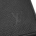 ルイヴィトン LOUIS VUITTON ポルトフォイユ ブラザ M32654 ブラック タイガ 長財布 シルバー金具 二つ折りイニシャル刻印有り
