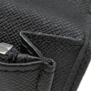 ルイヴィトン LOUIS VUITTON ポルトフォイユ ブラザ M32654 ブラック タイガ 長財布 シルバー金具 二つ折りイニシャル刻印有り
