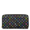 ルイヴィトン LOUIS VUITTON ジッピー ウォレット M60275 ノワール モノグラムマルチカラー 長財布 ゴールド金具 ラウンドファスナー