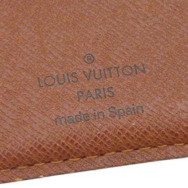 ルイヴィトン LOUIS VUITTON ポルト モネ ビエ ヴィエノワ M61663 モノグラム モノグラムキャンバス 二つ折り財布 ゴールド金具 茶 がま口