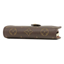 ルイヴィトン LOUIS VUITTON ポルト モネ ビエ ヴィエノワ M61663 モノグラム モノグラムキャンバス 二つ折り財布 ゴールド金具 茶 がま口