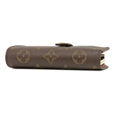 ルイヴィトン LOUIS VUITTON ポルト モネ ビエ ヴィエノワ M61663 モノグラム モノグラムキャンバス 二つ折り財布 ゴールド金具 茶 がま口