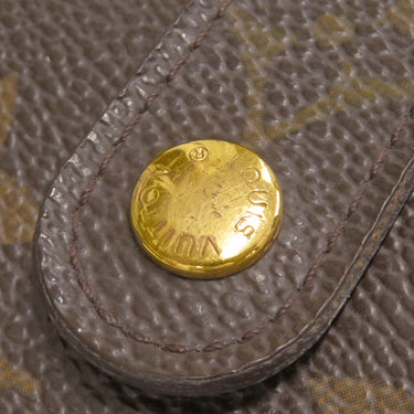 ルイヴィトン LOUIS VUITTON ポルト モネ ビエ ヴィエノワ M61663 モノグラム モノグラムキャンバス 二つ折り財布 ゴールド金具 茶 がま口