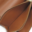 ルイヴィトン LOUIS VUITTON ポシェット ポルトモネ クレディ M61725 モノグラム モノグラムキャンバス 長財布 ゴールド金具 茶 フラップ式