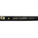 サンローラン SAINT LAURENT キャットアイ 55□19 SLM154/K ブラック アセテート サングラス ゴールド金具 黒 YSLモノグラム オーバルフレーム