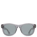 グッチ GUCCI ウェリントン 52□21 GG0003S クリア×ブラウン×レッド プラスチック サングラス シルバー金具 フルリム マーブル