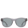 グッチ GUCCI ウェリントン 52□21 GG0003S クリア×ブラウン×レッド プラスチック サングラス シルバー金具 フルリム マーブル