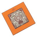 エルメス HERMES カレ90 レッド×マルチカラー シルク スカーフ 【DECOUPAGES/切り絵】