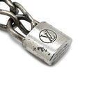 ルイヴィトン LOUIS VUITTON ブラスレ シルバー ロックイット Q05173 ブラック×シルバー シルバー925 ブラックコード ブレスレット パドロック