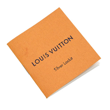 ルイヴィトン LOUIS VUITTON ブラスレ シルバー ロックイット Q05173 ブラック×シルバー シルバー925 ブラックコード ブレスレット パドロック