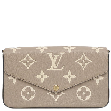 ルイヴィトン LOUIS VUITTON ポシェット フェリシー M82610 トゥルトレール×クレーム モノグラムアンプラント チェーンウォレット ゴールド金具