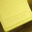 ボッテガヴェネタ BOTTEGA VENETA マキシイントレチャート カセット イエロー レザー ショルダーバッグ ミニ バッグ