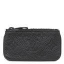 ルイヴィトン LOUIS VUITTON ポシェット クレ M67452 ブラック レザー モノグラムトリヨンレザー コインケース マットブラック金具 ヴァージルアブロー 黒 オレンジ