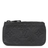 ルイヴィトン LOUIS VUITTON ポシェット クレ M67452 ブラック レザー モノグラムトリヨンレザー コインケース マットブラック金具 ヴァージルアブロー 黒 オレンジ