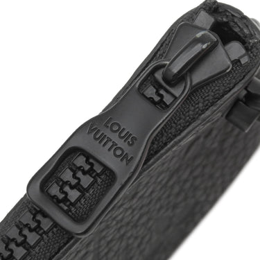 ルイヴィトン LOUIS VUITTON ポシェット クレ M67452 ブラック レザー モノグラムトリヨンレザー コインケース マットブラック金具 ヴァージルアブロー 黒 オレンジ