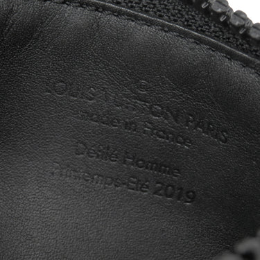 ルイヴィトン LOUIS VUITTON ポシェット クレ M67452 ブラック レザー モノグラムトリヨンレザー コインケース マットブラック金具 ヴァージルアブロー 黒 オレンジ