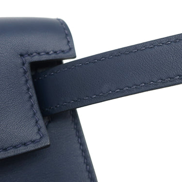 エルメス HERMES ケリーカット ブルーネイビー ヴォースイフト ハンドバッグ 紺 クラッチ