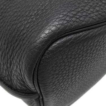 エルメス HERMES ソーケリー 22 ブラック トゴ ショルダーバッグ シルバー金具 黒 肩掛け