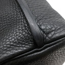 エルメス HERMES ソーケリー 22 ブラック トゴ ショルダーバッグ シルバー金具 黒 肩掛け