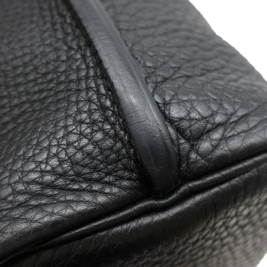 エルメス HERMES ソーケリー 22 ブラック トゴ ショルダーバッグ シルバー金具 黒 肩掛け