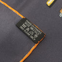 エルメス HERMES カレ90 グレー×オレンジ×マルチカラー シルク スカーフ 【 INTHEPOCKET/イン ザ ポケット】
