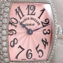 腕時計 フランクミュラー FRANCK MULLER トノウカーベックス クゥー 2250QZHJ クオーツ レディース K18WG無垢 純正ダイヤ ピンク ハート