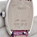 腕時計 フランクミュラー FRANCK MULLER トノウカーベックス クゥー 2250QZHJ クオーツ レディース K18WG無垢 純正ダイヤ ピンク ハート