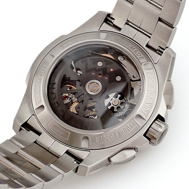 腕時計 ノルケイン NORQAIN インディペンデンス スケルトン クロノ 42mm NN3200SC/B323/102KC 自動巻き メンズ 新品同様 黒