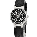 腕時計 ルイヴィトン LOUIS VUITTON タンブール ムーン ディヴァイン PM QA018 クオーツ レディース 純正ダイヤ モノグラム フラワー