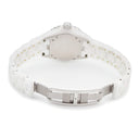 腕時計 シャネル CHANEL J12 H1628 クオーツ レディース 純正ダイヤ ホワイト セラミック デイト 逆回転防止ベゼル