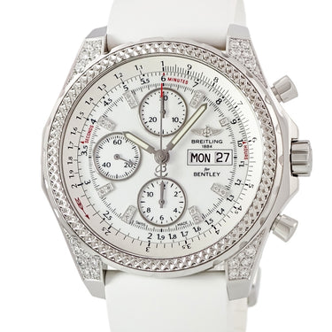 腕時計 ブライトリング BREITLING ベントレー GT A13362 A362A29BRC 自動巻き メンズ 純正ダイヤ ホワイト デイデイト 回転ベゼル
