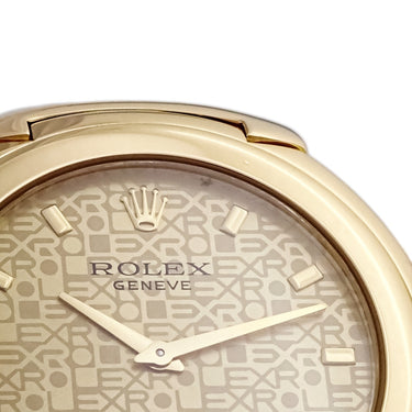 腕時計 ロレックス ROLEX チェリーニ 6623/8 E番 クオーツ メンズ E番 K18YG無垢 コンピューター文字盤 ヴィンテージ 薄型