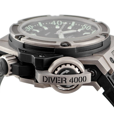 腕時計 ウブロ HUBLOT キングパワー オーシャノグラフィック 4000 チタニウム 731.NX.1190.RX 自動巻き メンズ 新品同様 デイト 限定