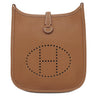 エルメス HERMES エヴリン TPM 16 ロング ゴールド トリヨンクレマンス ショルダーバッグ ゴールド金具 茶 エブリン 2025年製
