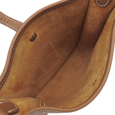 エルメス HERMES エヴリン TPM 16 ロング ゴールド トリヨンクレマンス ショルダーバッグ ゴールド金具 茶 エブリン 2025年製