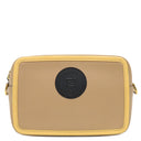 フェンディ FENDI ポシェットキャム 8BS019 ベージュ×イエロー×ブラック レザー ショルダーバッグ ゴールド金具 ショルダー ポシェット クロスボディ