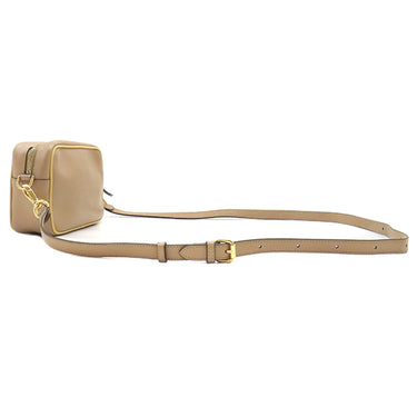 フェンディ FENDI ポシェットキャム 8BS019 ベージュ×イエロー×ブラック レザー ショルダーバッグ ゴールド金具 ショルダー ポシェット クロスボディ