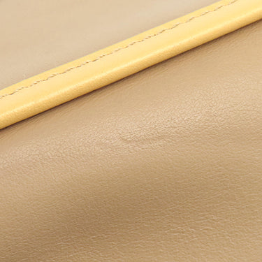 フェンディ FENDI ポシェットキャム 8BS019 ベージュ×イエロー×ブラック レザー ショルダーバッグ ゴールド金具 ショルダー ポシェット クロスボディ