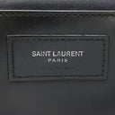 サンローラン SAINT LAURENT エンヴェロープ チェーンショルダー ブラック×ホワイト レザー ショルダーバッグ ガンメタル金具 YSL ロゴ カサンドラ キルティング