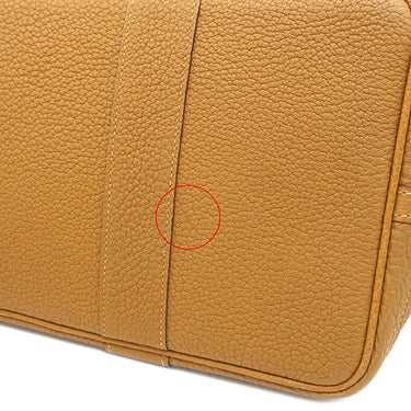エルメス HERMES ガーデンパーティーPM 36 セサミ ネゴンダ トートバッグ シルバー金具 オールレザー
