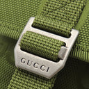 グッチ GUCCI GGナイロン オフ ザ グリッド 696018 フォレストグリーン ナイロン レザー ショルダーバッグ シルバー金具 フォンショルダー