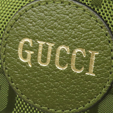 グッチ GUCCI GGナイロン オフ ザ グリッド 696018 フォレストグリーン ナイロン レザー ショルダーバッグ シルバー金具 フォンショルダー
