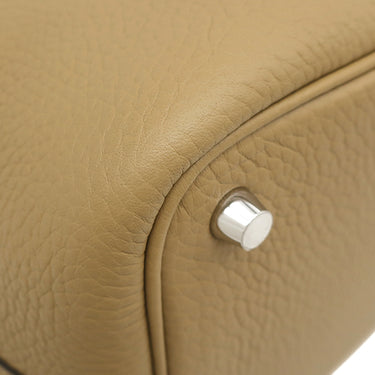 エルメス HERMES ピコタンロック 18 PM デュンヌ トリヨンクレマンス ハンドバッグ シルバー金具 新品 未使用 2026年製