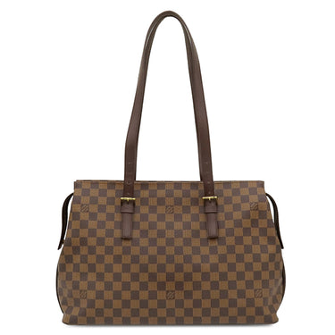 ルイヴィトン LOUIS VUITTON チェルシー N51119 ダミエエベヌ ダミエキャンバス トートバッグ ゴールド金具 茶 ショルダー 肩掛け 鍵・パドロック欠品